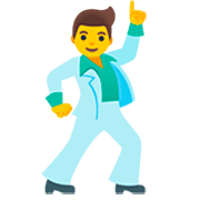 Emoji 🕺 Uomo Che Balla su Google 15.0.