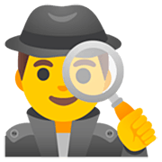 Emoji 🕵️‍♂️ Investigatore su Google 15.0.