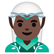 🧝🏿‍♂️ Emoji Elfo Homem: Pele Escura na Google 15.0.