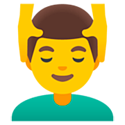 Emoji 💆‍♂️ Uomo Che Riceve Un Massaggio su Google 15.0.