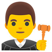 Emoji 👨‍⚖️ Giudice Uomo su Google 15.0.