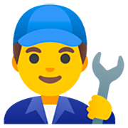 👨‍🔧 Emoji Mechaniker Google 15.0.