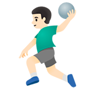 🤾🏻‍♂️ Emoji Hombre Jugando Al Balonmano: Tono De Piel Claro en Google 15.0.