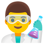 👨‍🔬 Emoji Cientista Homem na Google 15.0.