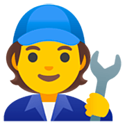 🧑‍🔧 Emoji Mechaniker(in) Google 15.0.