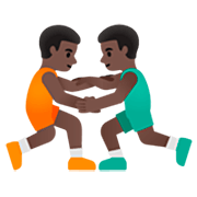 Hombres Luchando, Tono De Piel Oscuro Google 15.0.