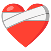 ❤️‍🩹 Emoji Emendando o coração na Google 15.0.