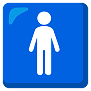 Emoji 🚹 Simbolo Del Bagno Degli Uomini su Google 15.0.