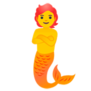 🧜 Emoji Persona Sirena en Google 15.0.