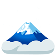 🗻 Emoji Monte Fuji na Google 15.0.