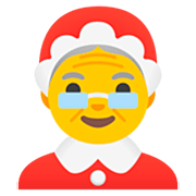Émoji 🤶 Mère Noël sur Google 15.0.