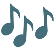 Émoji 🎶 Notes De Musique sur Google 15.0.