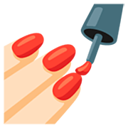 💅🏻 Emoji Pintarse Las Uñas: Tono De Piel Claro en Google 15.0.