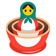 Emoji 🪆 Matrioska su Google 15.0.