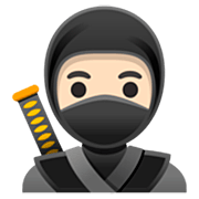 Emoji 🥷🏻 Ninja: Carnagione Chiara su Google 15.0.