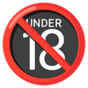 🔞 Emoji Prohibido Para Menos De 18 Años en Google 15.0.