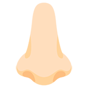 Emoji 👃🏻 Naso: Carnagione Chiara su Google 15.0.