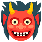👹 Emoji Demonio Japonés Oni en Google 15.0.