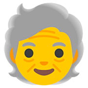 Émoji 🧓 Personne âgée sur Google 15.0.