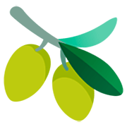 Émoji 🫒 Olive sur Google 15.0.