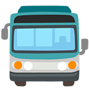 🚍 Emoji Vorderansicht Bus Google 15.0.