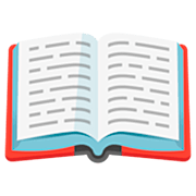 Emoji 📖 Libro Aperto su Google 15.0.