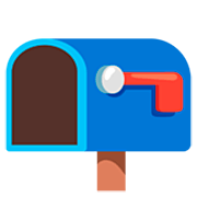 Emoji 📭 Cassetta Postale Con Bandierina Abbassata su Google 15.0.