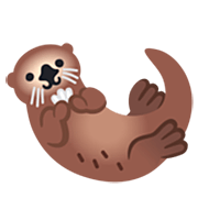Emoji 🦦 Lontra su Google 15.0.