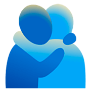 Emoji 🫂 Persone Che Si Abbracciano su Google 15.0.
