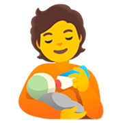 🧑‍🍼 Emoji Pessoa Alimentando Bebê na Google 15.0.