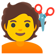 Emoji 💇 Taglio Di Capelli su Google 15.0.