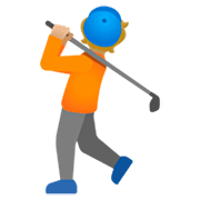 Émoji 🏌🏼 Joueur De Golf : Peau Moyennement Claire sur Google 15.0.