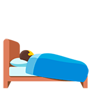 🛌 Emoji im Bett liegende Person Google 15.0.