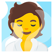 Emoji 🧖 Persona In Sauna su Google 15.0.