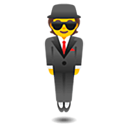 Emoji 🕴️ Uomo Con Completo Che Levita su Google 15.0.