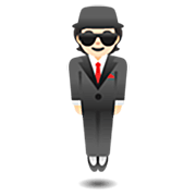 Emoji 🕴🏻 Uomo Con Completo Che Levita: Carnagione Chiara su Google 15.0.