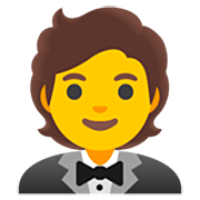 🤵 Emoji Persona Con Esmoquin en Google 15.0.