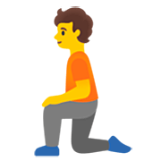 Emoji 🧎 Persona Inginocchiata su Google 15.0.