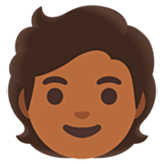 Emoji 🧑🏾 Persona: Carnagione Abbastanza Scura su Google 15.0.
