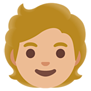 Emoji 🧑🏼 Persona: Carnagione Abbastanza Chiara su Google 15.0.