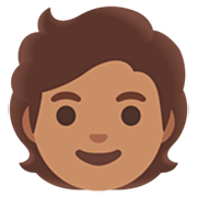🧑🏽 Emoji Pessoa: Pele Morena na Google 15.0.