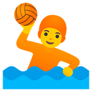 🤽 Emoji Persona Jugando Al Waterpolo en Google 15.0.