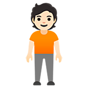 🧍🏻 Emoji Persona De Pie: Tono De Piel Claro en Google 15.0.
