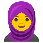 🧕 Emoji Mulher Com Véu na Google 15.0.