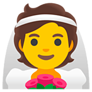 👰 Emoji Novia Con Velo en Google 15.0.
