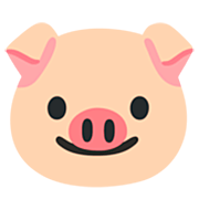 🐷 Emoji Rosto De Porco na Google 15.0.
