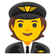 Émoji 🧑‍✈️ Pilote sur Google 15.0.
