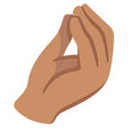 🤌🏽 Emoji Dedos Pellizcados: Tono De Piel Medio en Google 15.0.