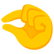 Emoji 🤏 Mano Che Fa Il Gesto Del Pizzico su Google 15.0.