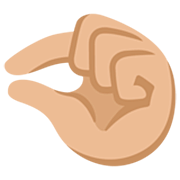 Emoji 🤏🏼 Mano Che Fa Il Gesto Del Pizzico: Carnagione Abbastanza Chiara su Google 15.0.